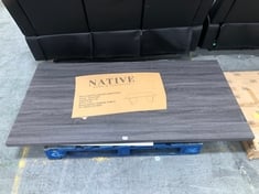 NATIVE GREY OAK DINING TABLE TOP - ITEM CODE. DRT-ASCOT-GREY OAK (BOX 1/2, PART ONLY)