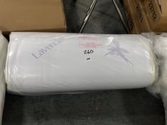 LAVENDER STANDARD ROLLED MATTRESS APPROX 90 X 190CM