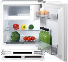 CDA FREESTANDING BUILT UNDER COUNTER FRIDGE IN WHITE - MODEL NO. FW253