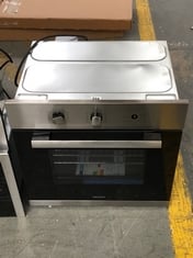 ELECTRIQ BUILT IN SINGLE OVEN IN STAINLESS STEEL - MODEL NO. EQOVENM2 - RRP £210