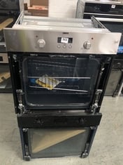 ZANUSSI BUILT IN SINGLE OVEN IN STAINLESS STEEL TO INCLUDE BUILT IN SINGLE OVEN IN BLACK