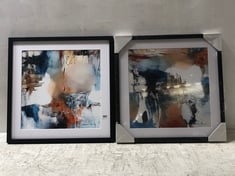 JOHN LEWIS CONTINUITY 2 PIECE FRAMED ART SET - RRP £175