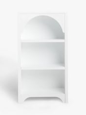 JOHN LEWIS ARC BOOKCASE IN WHITE - ITEM NO. 39370301 - RRP £230