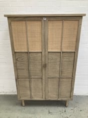 KYRON 2 DOOR WOODEN STORAGE CUPBOARD IN NATURAL - ITEM NO. 5059413404436 - RRP £1110