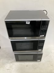 3 X JOHN LEWIS 20L MICROWAVE OVEN - MODEL NO. JLSMWO08