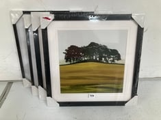 4 X ASSORTED JOHN LEWIS ART TO INCLUDE COUPER ANGUS FIFE IN GREEN FRAMED ART