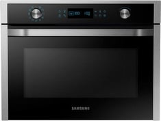 SAMSUNG 50L BUILT IN SINGLE COMPACT OVEN IN STAINLESS STEEL - MODEL NO. NQ50J3530BS - RRP £499 (LOCATION A)