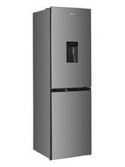 SWAN FREESTANDING 55CM WIDE 50/50 FRIDGE FREEZER IN INOX - MODEL NO. SR156130I - RRP £319