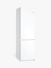 BOSCH SERIES 4 FROST FREE 70/30 FRIDGE FREEZER IN WHITE - MODEL NO. KGN392WDFG - RRP £749 (LOCATION C)