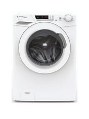 CANDY ULTRA FREESTANDING WASHING MACHINE IN WHITE - MODEL NO. HCU14102DWE/1-80 - RRP £299