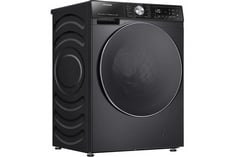 HISENSE FREESTANDING WASHING MACHINE IN BLACK - MODEL NO. WF5S1245BB - RRP £599