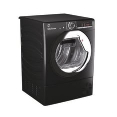 HOOVER H-DRY 300 FREESTANDING CONDENSER TUMBLE DRYER IN BLACK - MODEL NO. HLEC9TCEB-80