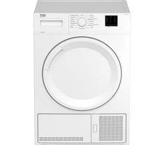 BEKO FREESTANDING TUMBLE DRYER IN WHITE - MODEL NO. DTKCE80021W - RRP £289