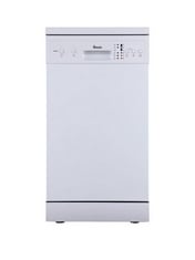 SWAN FREESTANDING SLIM SIZE DISHWASHER IN WHITE - MODEL NO. SDW751140W - RRP £179