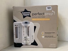 TOMMEE TIPPEE PERFECT PREP FORMULA FEED MAKER - WHITE - RRP £107