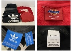 4 X ASSORTED ADULTS CLOTHING TO INCLUDE BLACK ADIDAS HOODIE SIZE 10