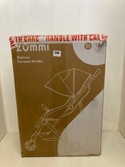 ZUMMI EXPLORER COMPACT STROLLER IN BLACK - RRP £99