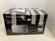 RUSSELL HOBBS COMPACT BLACK DIGITAL MICROWAVE MODEL NO- RHM2076B-AZ AND RUSSELL HOBBS INSPIRE COMPACT GREY MANUAL MICROWAVE