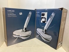 2 X LAKELAND TURBO CLEAN CORDLESS FLOOR CLEANER