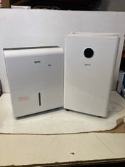 IGENIX 30L WHITE DEHUMIDIFIER AND IGENIX 20L WHITE DEHUMIDIFIER