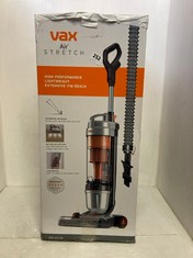 VAX AIR STRETCH UPRIGHT VACUUM CLEANER IN ORANGE AND SILVER - RRP £100