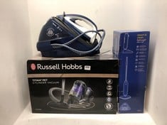 RUSSELL HOBBS TITAN 2 CYLINDER VACUUM - MODEL NO. RHCV4601M AND RUSSELL HOBBS LIGHTWEIGHT STEAM & CLEAN MOP