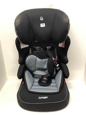 PUGGLE LINTON COMFORT PLUS GROUP 1/2/3 CAR SEAT - BLACK