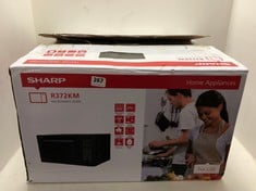 SHARP 25L MICOWAVE OVEN IN BLACK R372KM-RRP £100