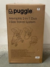 PUGGLE MEMPHIS 2-IN-1 DUO I-SIZE TRAVEL SYSTEM IN COLOUR CASHMERE-RRP £765