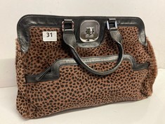 LONGCHAMP AUTHENTIC PONYHAIR LEOARD PRINT HANDBAG-RRP £995