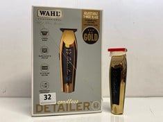 WAHL PROFESSIONAL CORDLESS DEATAILER LI TRIMMER IN GOLD-RRP £157