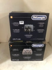 DELONGHI ARGENTO SILVA 4 SLICE TOASTER TO INCLUDE DELONGHI ICONA VINTAGE 4 SLICE TOASTER