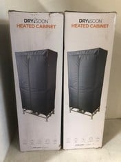 2 X LAKELAND DRY-SOON HEATED CABINET TOTALL RRP- £198