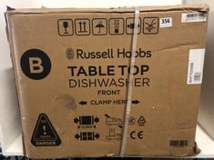 RUSSELL HOBBS TABLE TOP DISHWASHER MODEL NO-RHTTDW6B RRP- £236.99