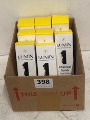 8 X LUMIN CHARCOAL SCRUB DEEP DETOX 30ML EXP: 11/2026