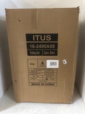 ITUS 16-2490A08 TRAVEL CASES POTTING SOIL 3PC SET RRP- £195