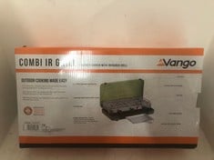 VANGO COMBI IR GRILL 2-BURNER COOKER WITH INFRARED GRILL