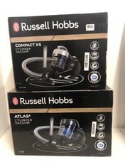 RUSSELL HOBBS ATLAS 2 CYLINDER VACUUM TO INCLUDE RUSSELL HOBBS COMPACT XS CYLINDER VACUUM