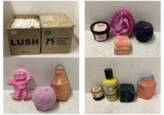 2 X BOXES OF ASSORTED LUSH PRODUCTS TO INCLUDE CREAMY CANDY BODY LOTION 100G