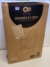 KINDERKRAFT XPAND 2 I-SIZE CAR SEAT 100-150CM IN COLOUR ROCKET GREY