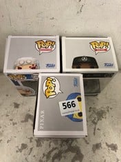 3 X FUNKO POP ASSORTED VINYL FIGURES TO INCLUDE JOY VINYL FIGURE