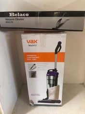 VAX MACH AIR UPRIGHT VACUUM CLEANER - PURPLE/GREY TO INCLUDE BELACO VACUUM CLEANER MODEL: BSVC135