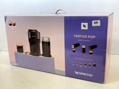 NESPRESSO VERTUO POP BARISTA BUNDLE COFFEE MACHINE WITH COFFEE CAPSULES - BBE.: 31/03/2025