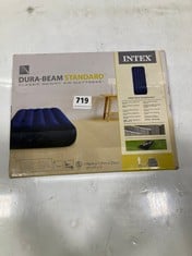 INTEX DURA-BEAM STANDARD CLASSIC DOWNY SINGLE AIR MATTRESS AND INTEX DURA-BEAM STANDARD CLASSIC DOWNY DOUBLE AIR MATTRESS