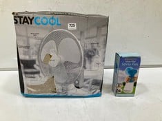 8 X ASSORTED FANS TO INCLUDE STAY COOL 16" WALL FAN