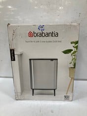 BRABANTIA TOUCH BIN HI, WITH 2 INNER BUCKETS (2X30L) - RRP £260