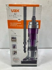 VAX AIR STRETCH PET MAX VACUUM CLEANER IN PURPLE AND GREY - MODEL NO U85-AS-PME - RRP £119