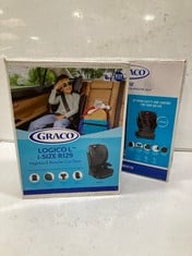 GRACO LOGICO L I-SIZE R129 HIGHBACK BOOSTER CAR SEAT AND GRACO AFFIX AFFIX LX GROUP 2/3 HIGHBACK BOOSTER CAR SEAT