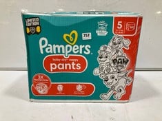 3 X ASSORTED BABY ITEMS TO INCLUDE PAMPERS BABY-DRY NAPPY PANTS SIZE 5