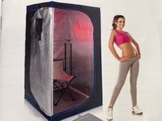 SERENELIFE PORTABLE STEAM SAUNA - BLACK - RRP £228